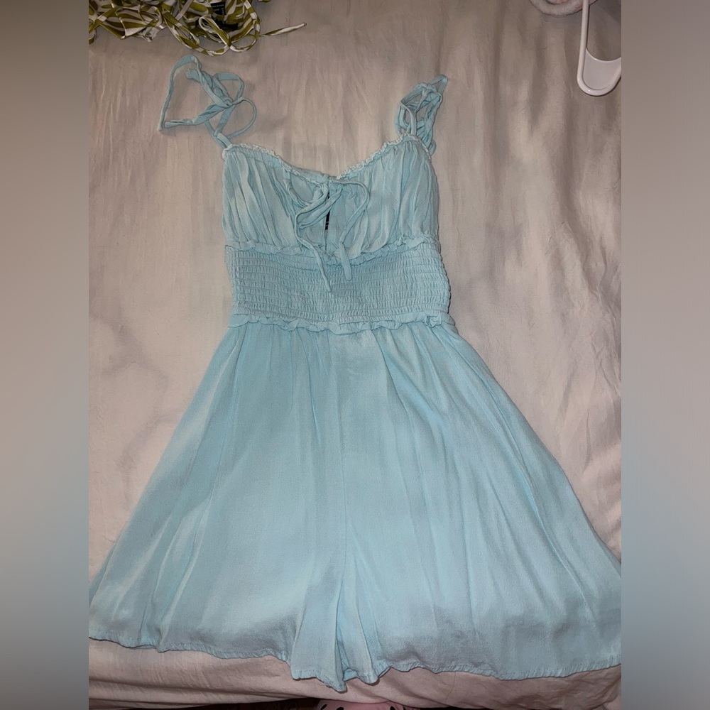 Blue romper